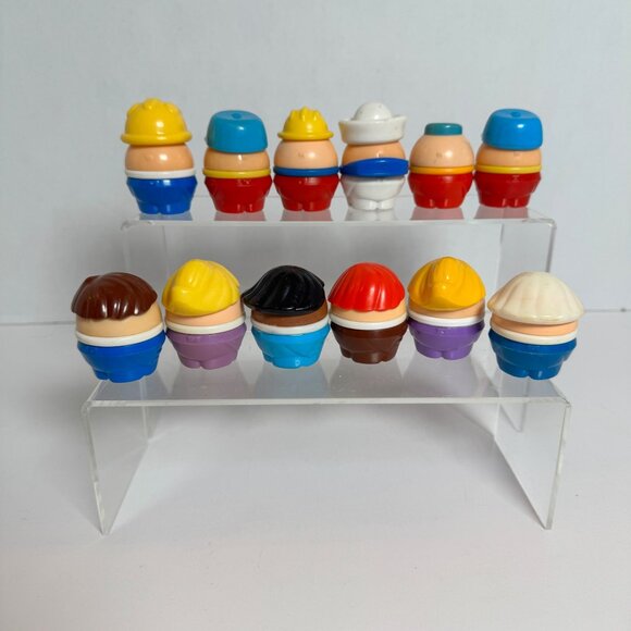 Vintage Fisher Price Toddle Tots Lot of 12 Figures 1980s Little People Style - Picture 3 of 6